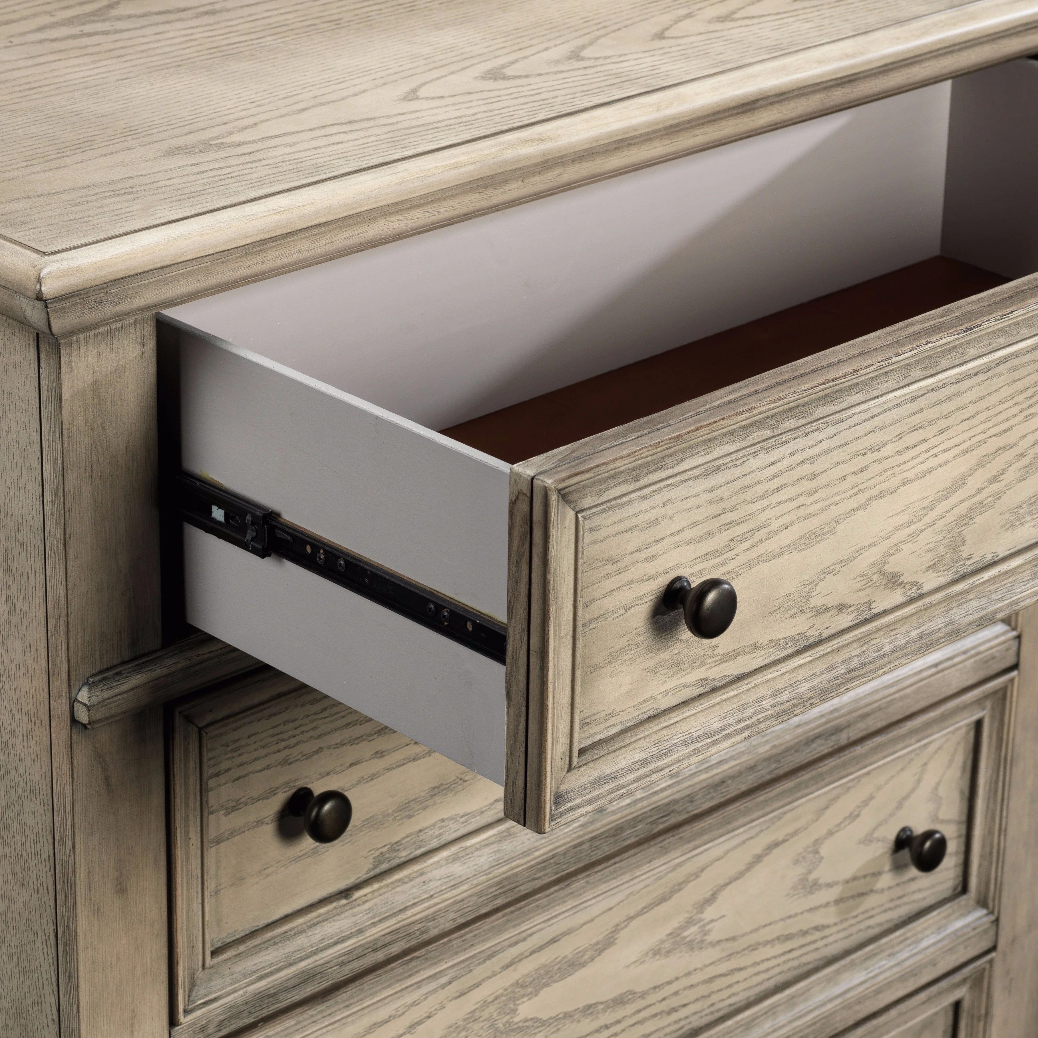 Emma 5-Drawer Chest - Oak - Image 3