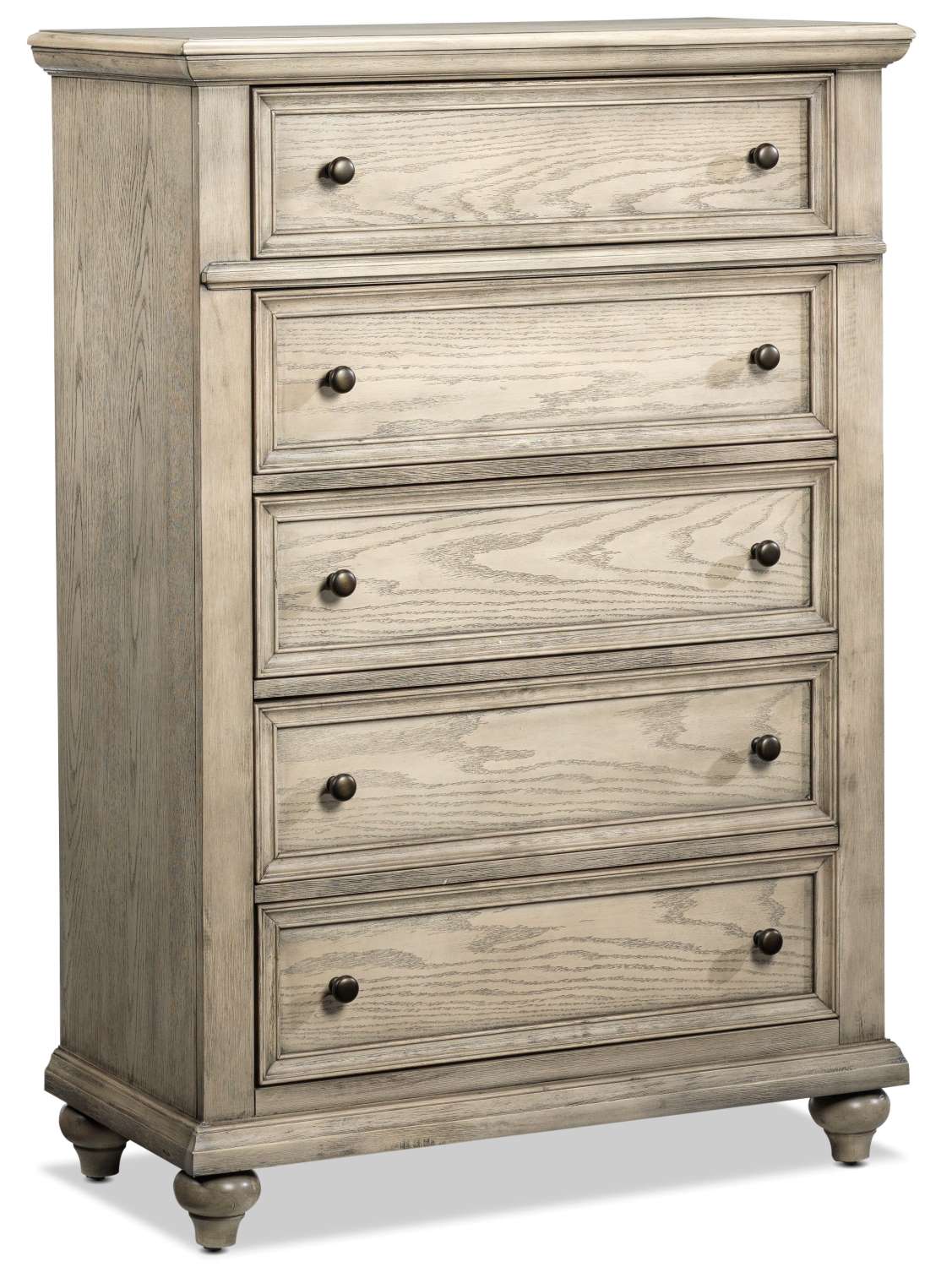 Emma 5-Piece King Storage Bedroom Package - Oak - Image 3