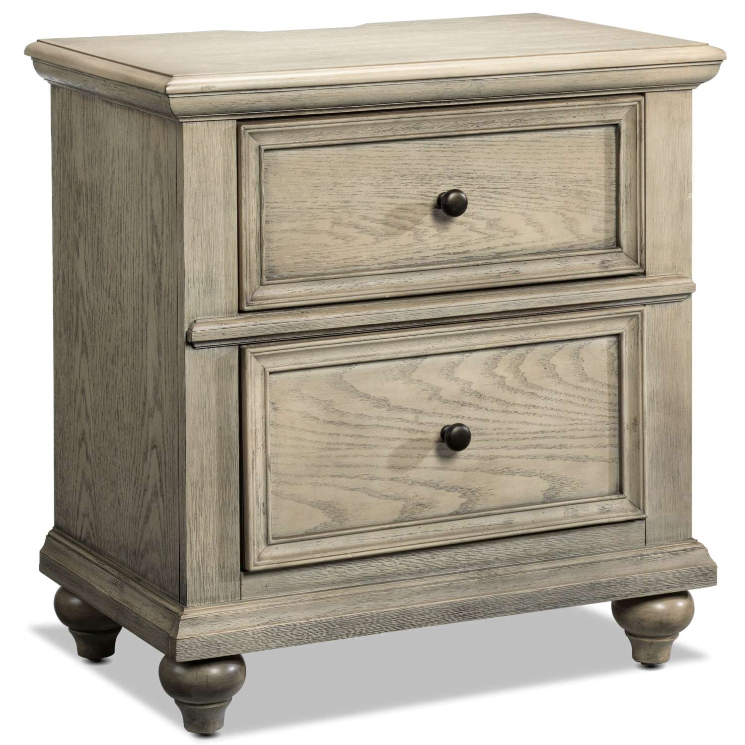 Emma 5-Piece King Storage Bedroom Package - Oak - Image 4