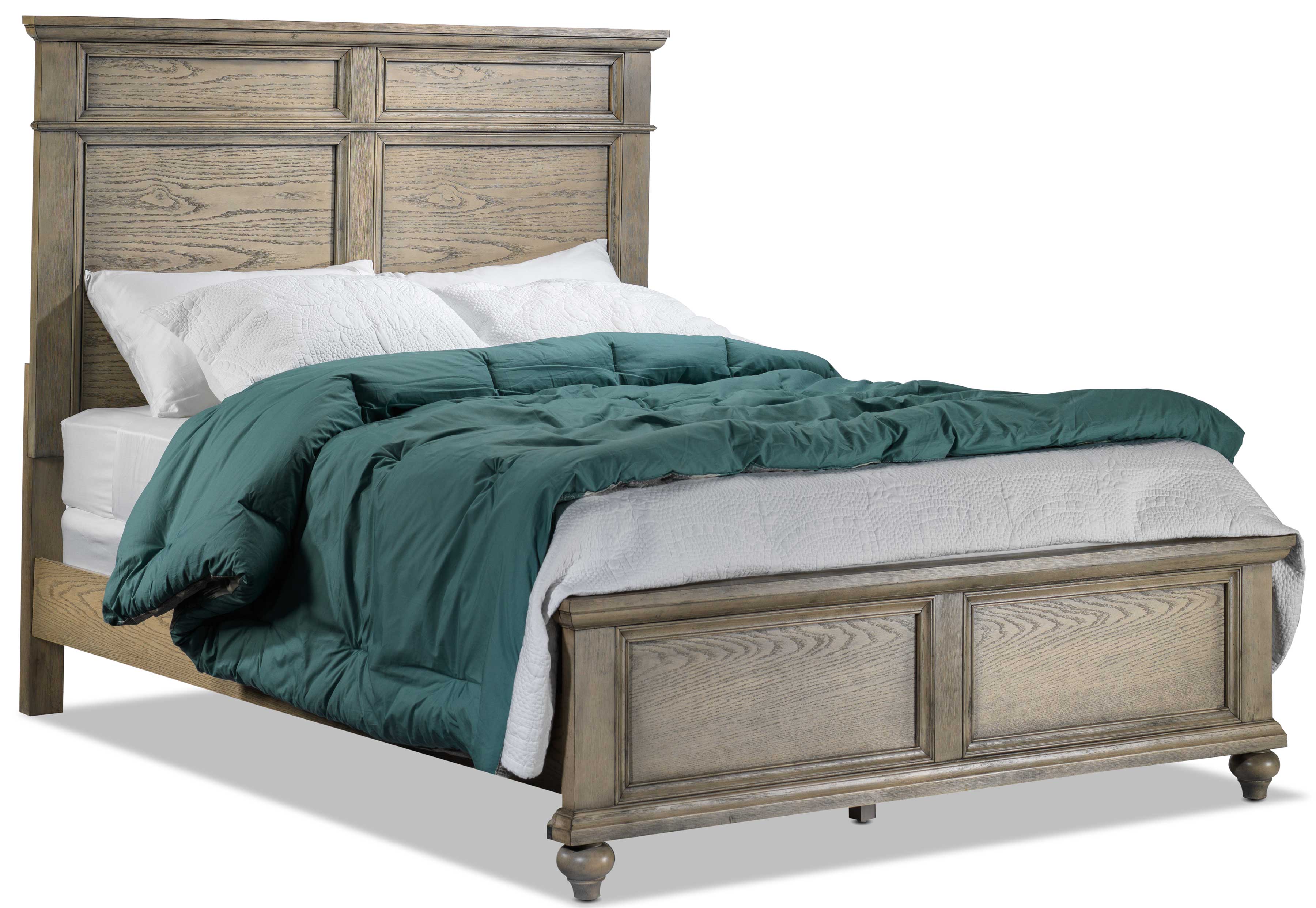 Emma 5-Piece Queen Bedroom Package - Oak - Image 2