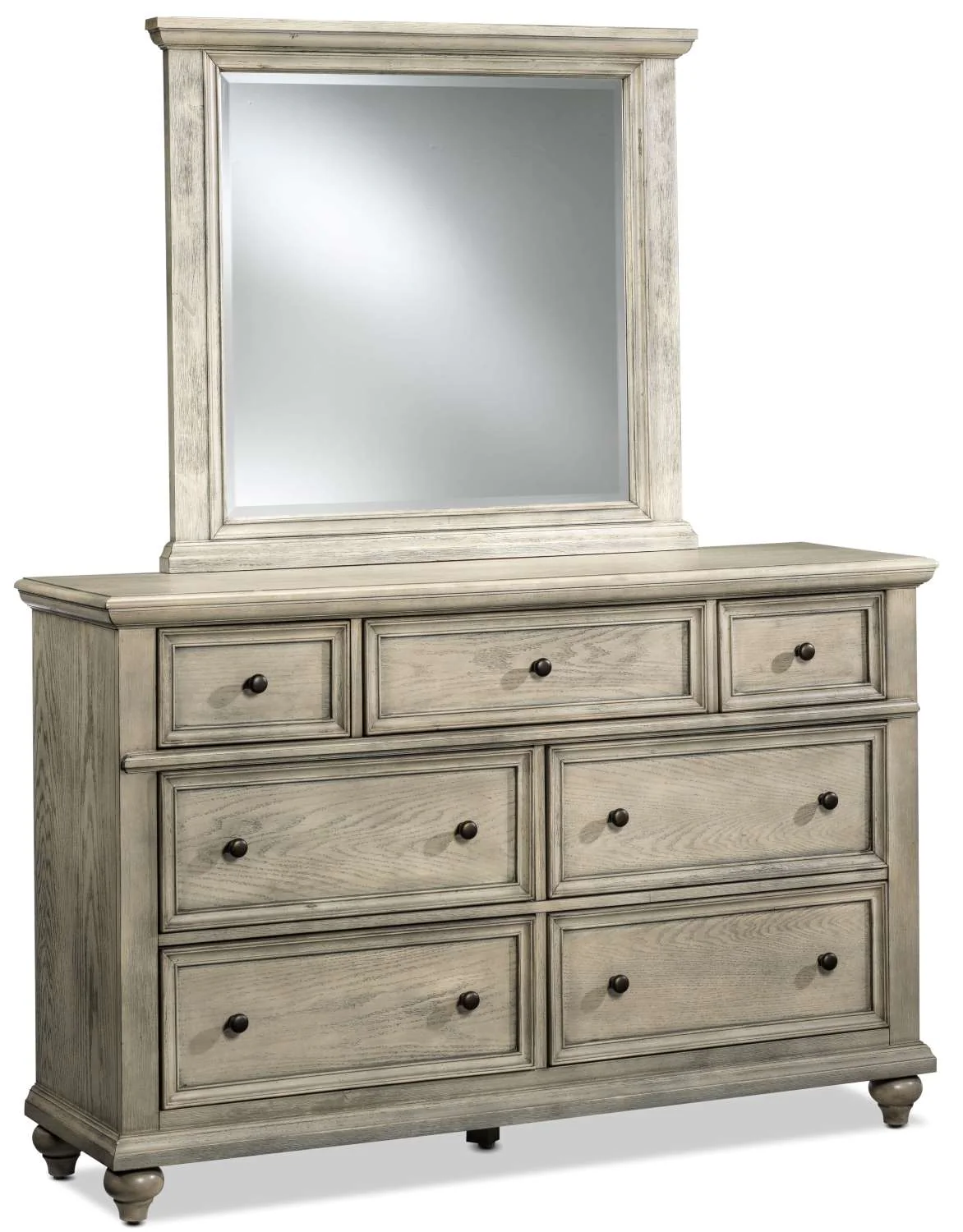Emma 6-Piece King Storage Bedroom Package - Oak - Image 3