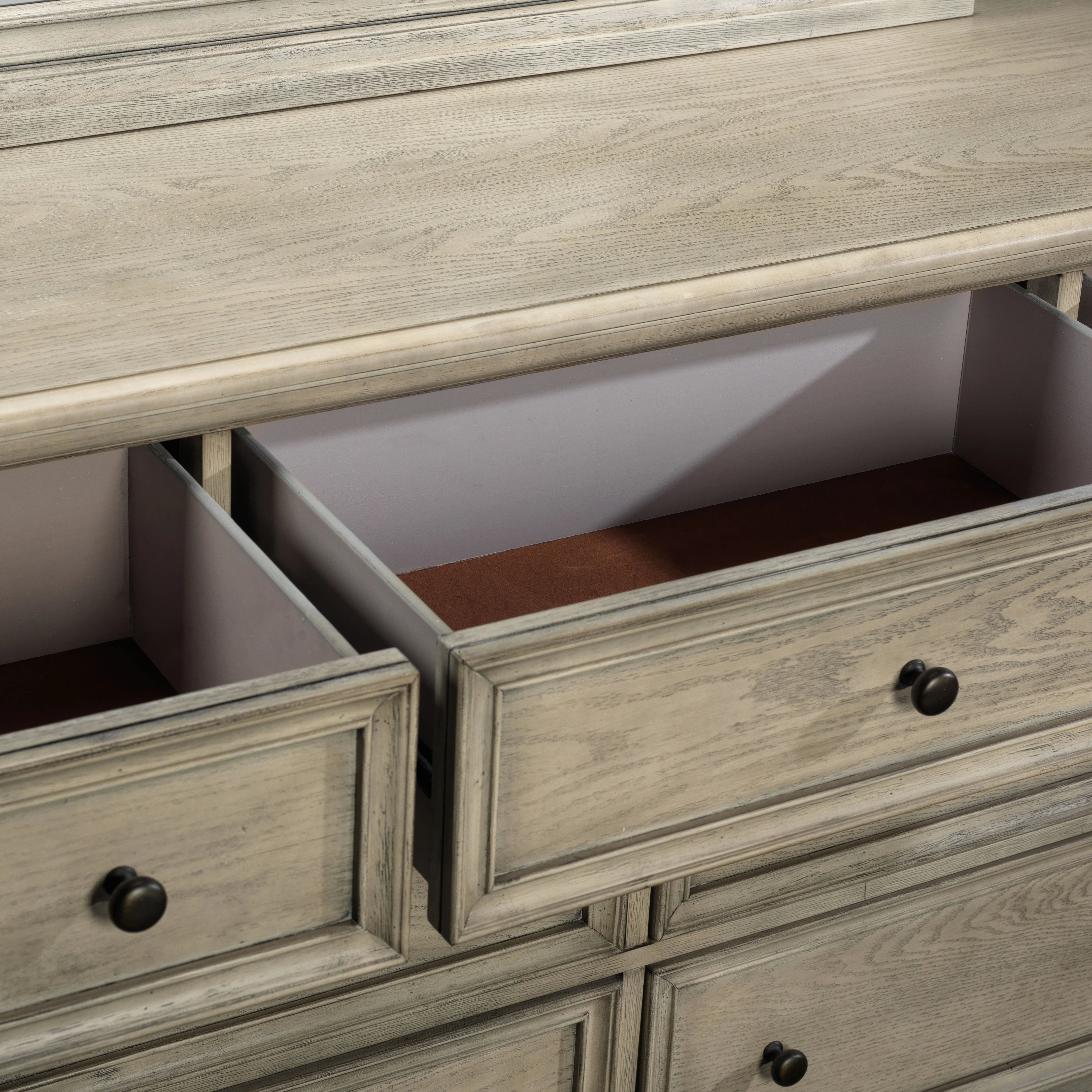 Emma 7-Drawer Dresser - Oak - Image 3