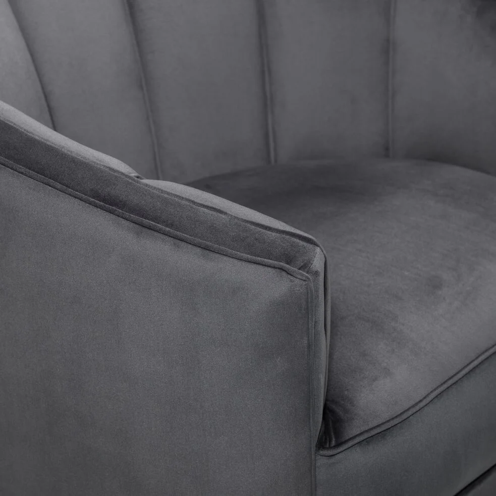 Emory Accent Chair - Grey - Image 3