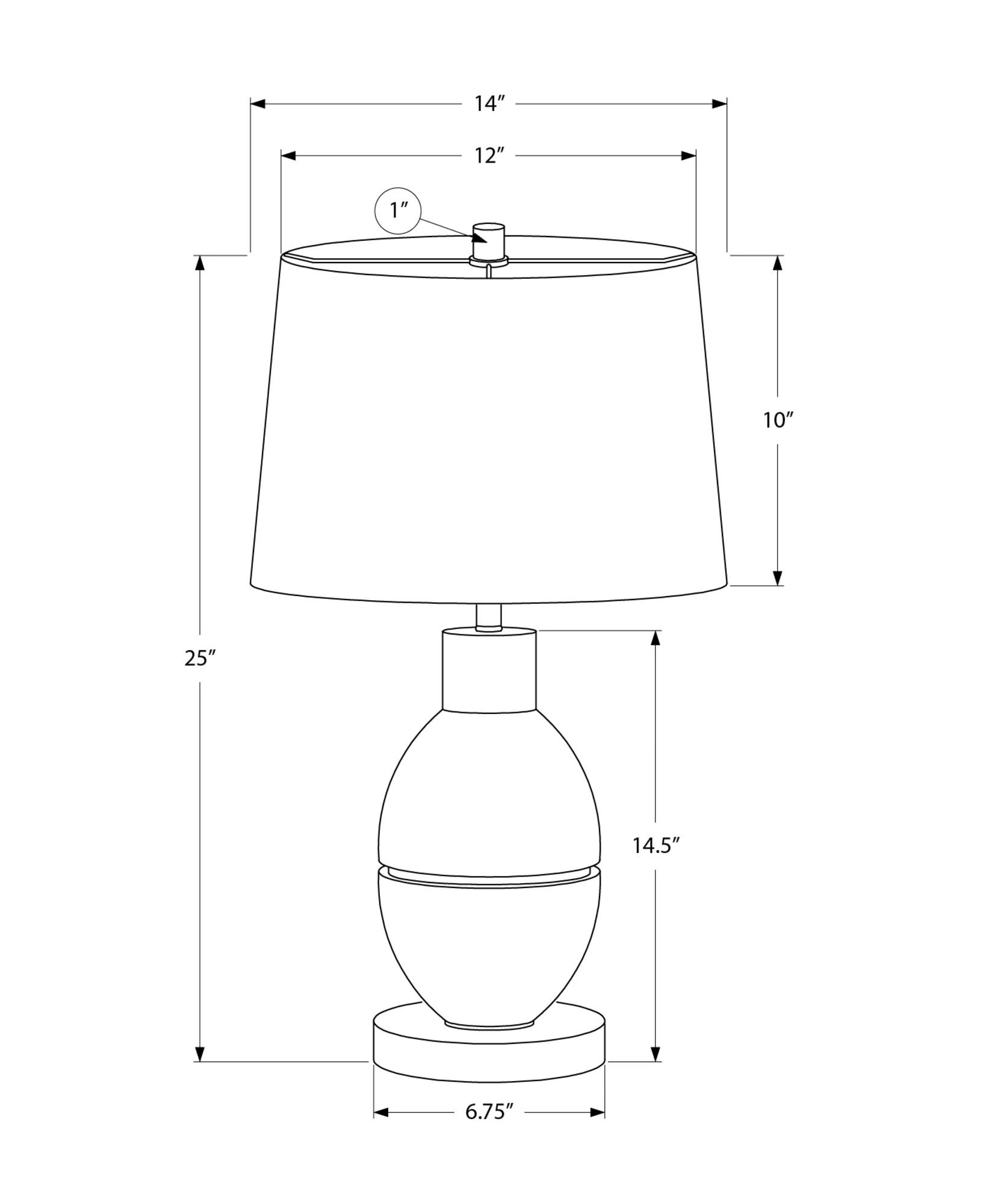 Eno Table Lamp - Grey - Image 3
