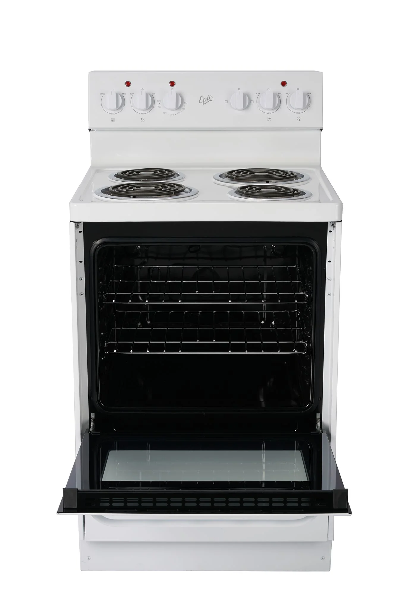 Epic White Freestanding Electric Range (2.7 Cu.Ft.) - EER239W-2 - Image 2