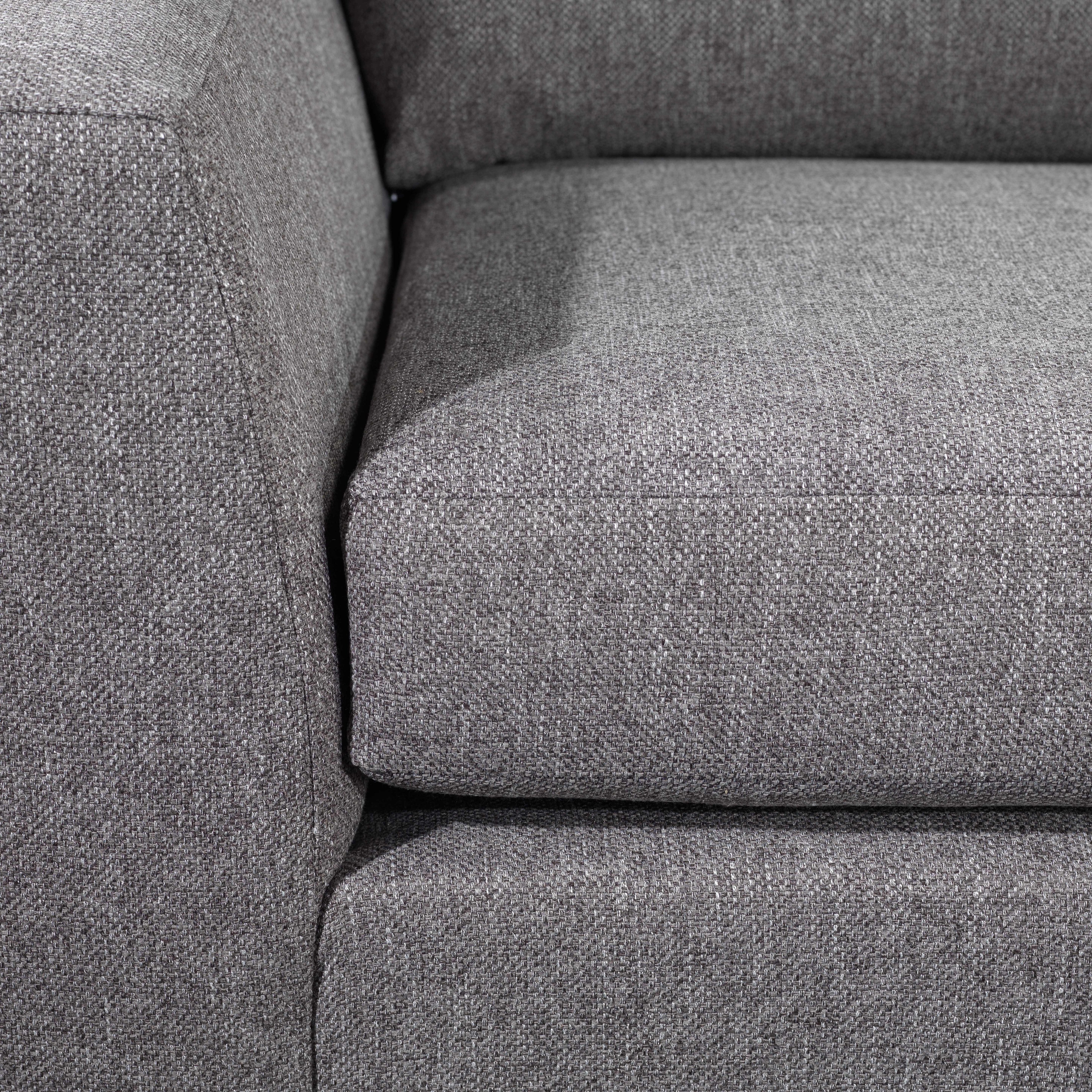Estelle 2-Piece Sectional with Left-Facing Chaise - Grey - Image 3