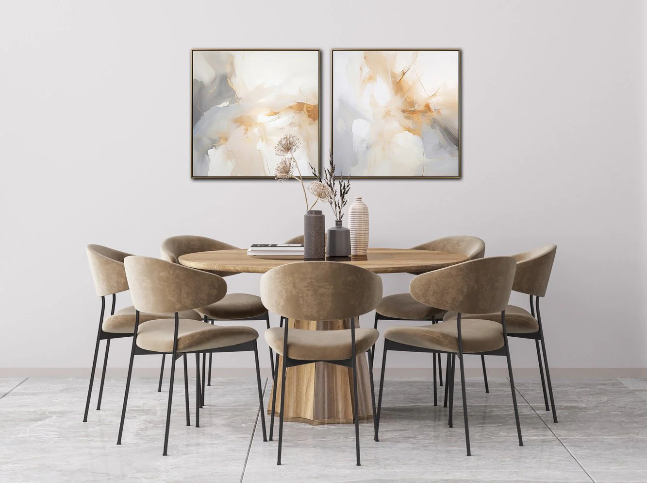 Ethereal Motion II Wall Art - Multi-Colour - 30 X 30 - Image 2