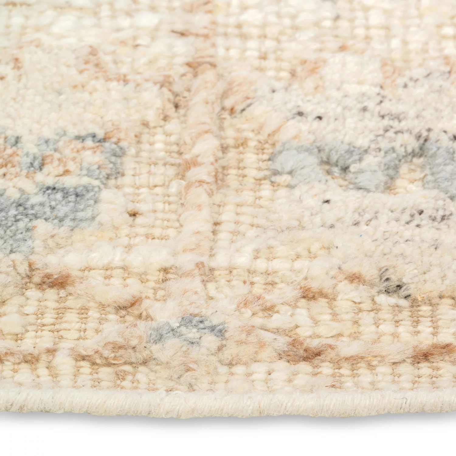 Ethos Hand-Knotted Rug - 9' x 12' - Beige/Blue - Image 2