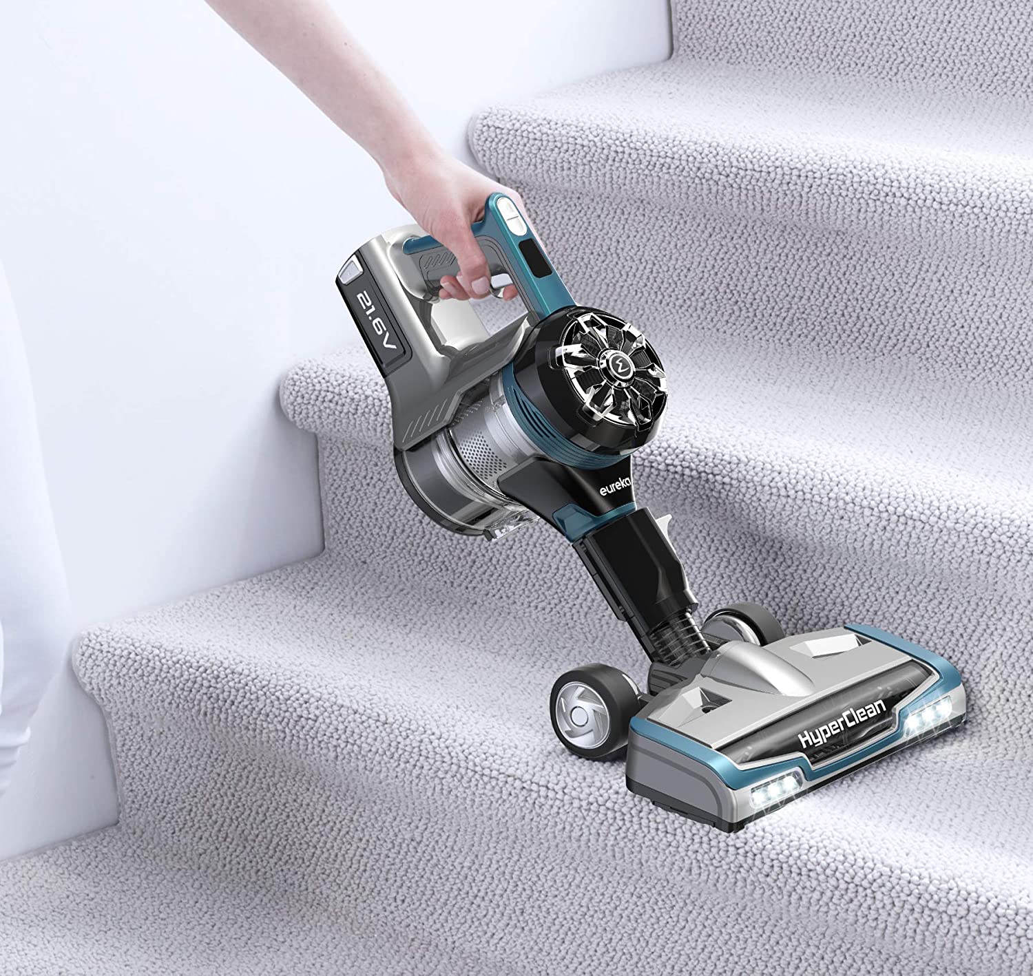 Eureka HyperClean Lightweight Cordless Stick/Handheld Vacuum Cleaner - NEC222C - Image 2