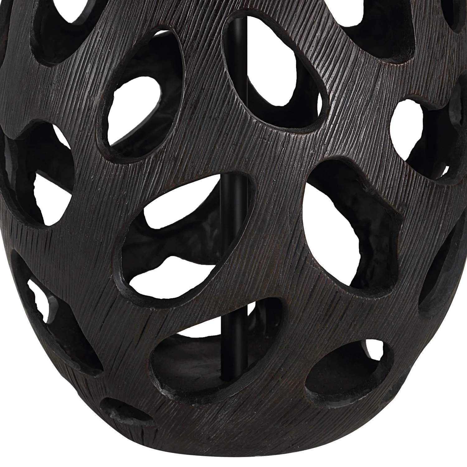 Ezra Table Lamp - Painted Dark Brown - Image 2