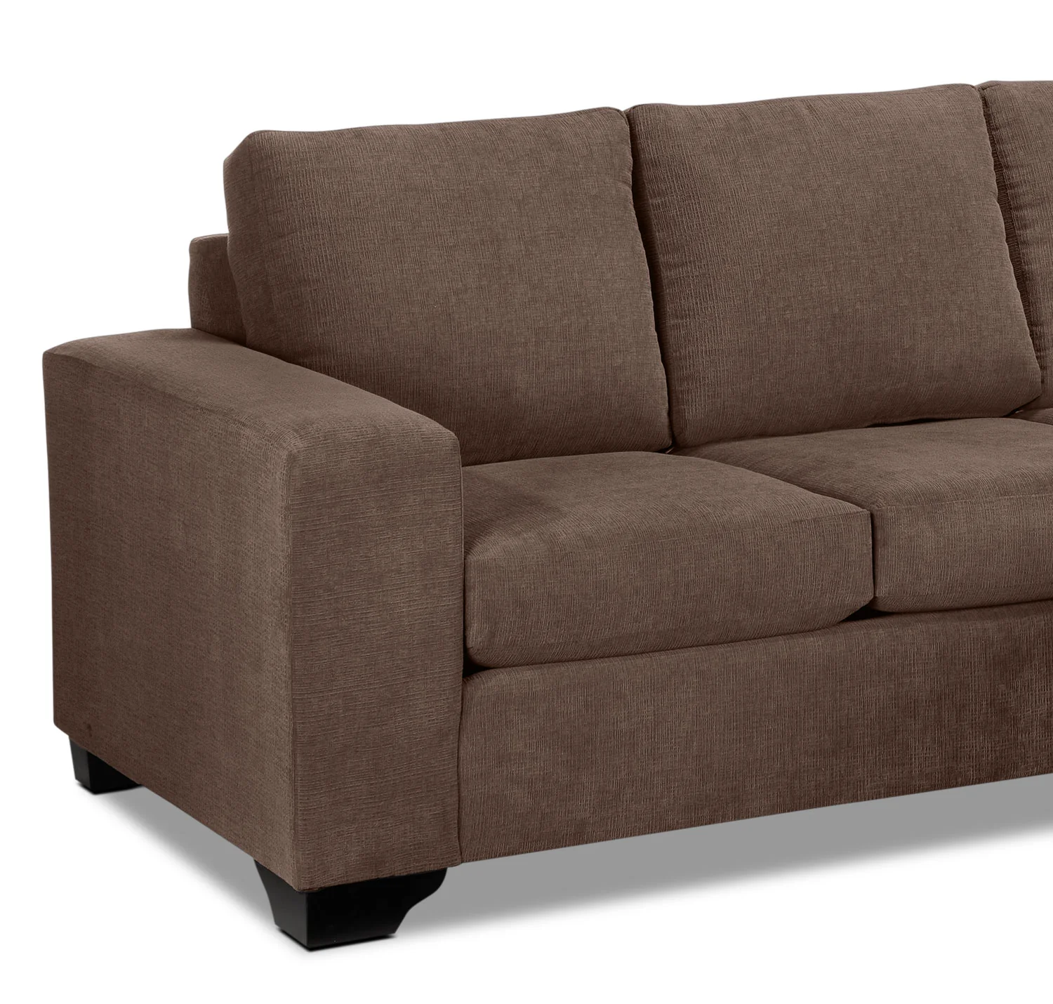 Fava Chaise Sofa - Light Brown - Image 5