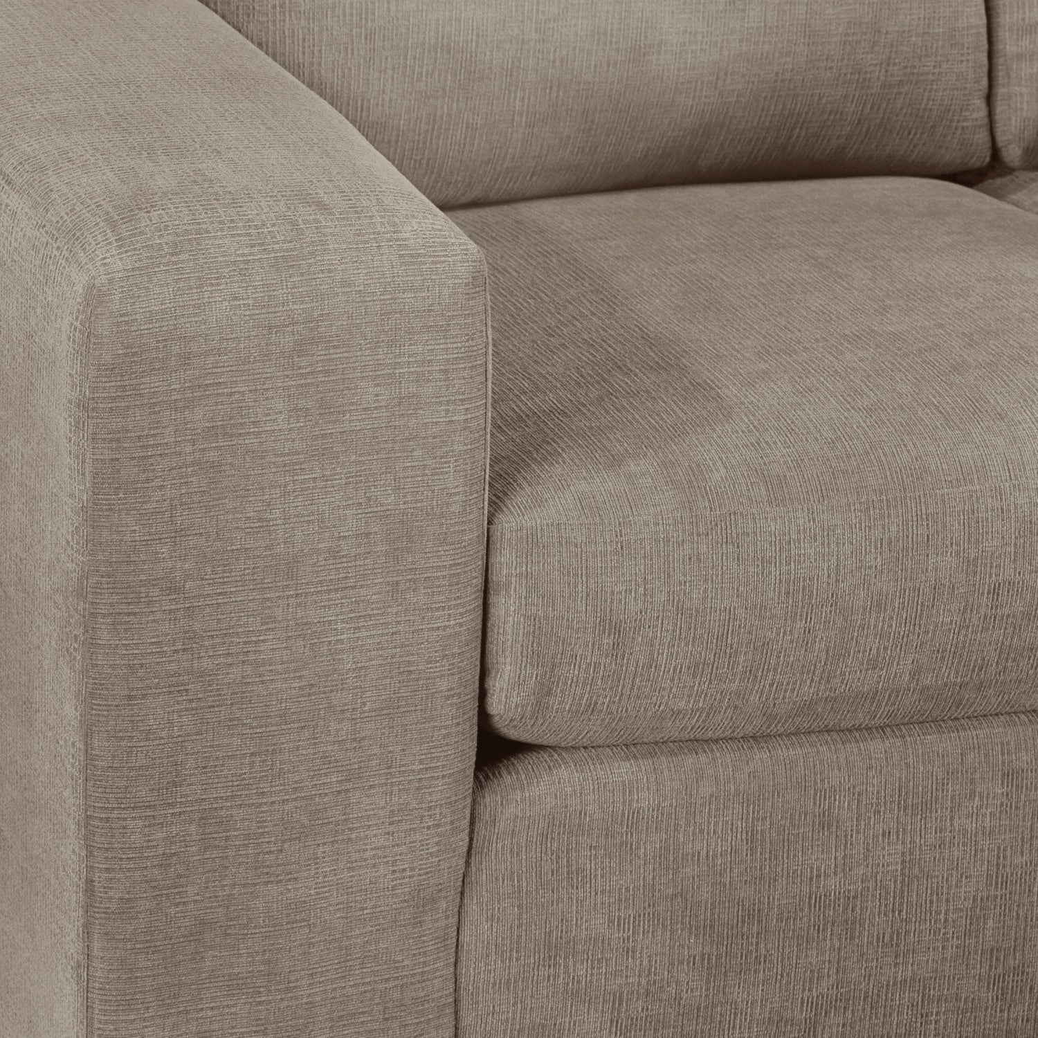 Fava Chaise Sofa - Pewter - Image 7
