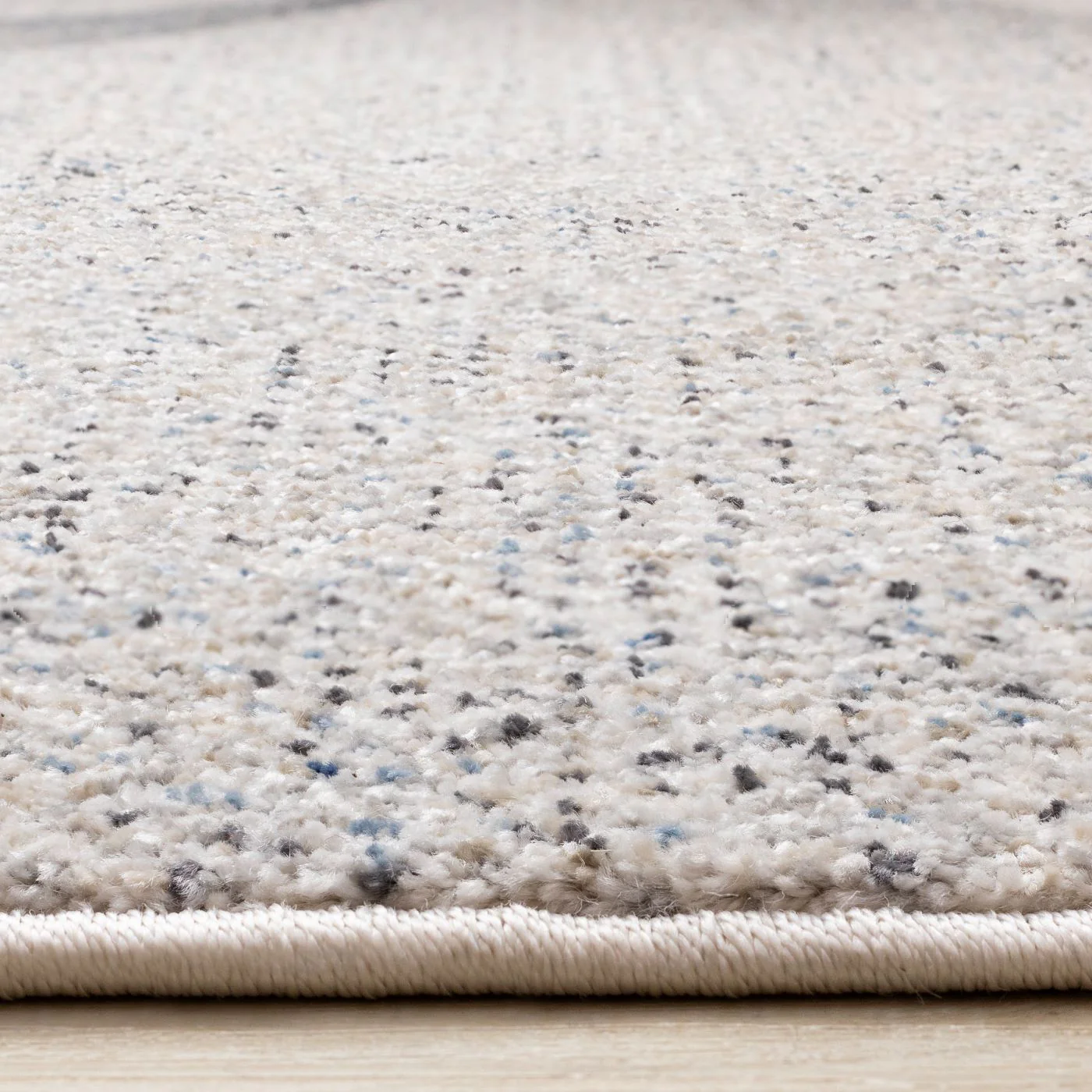 Feeling Connected 7'10" x 10'6" Rounded Shapes Design Area Rug - Grey - Image 3