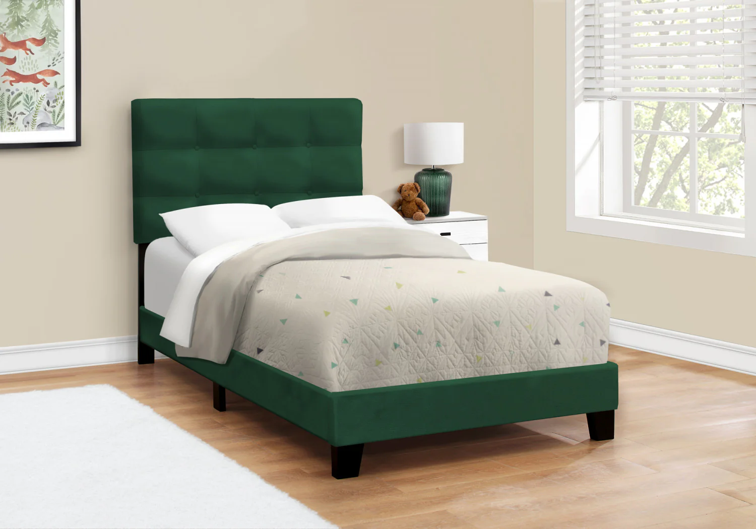 Felicity Twin Bed - Green - Image 2