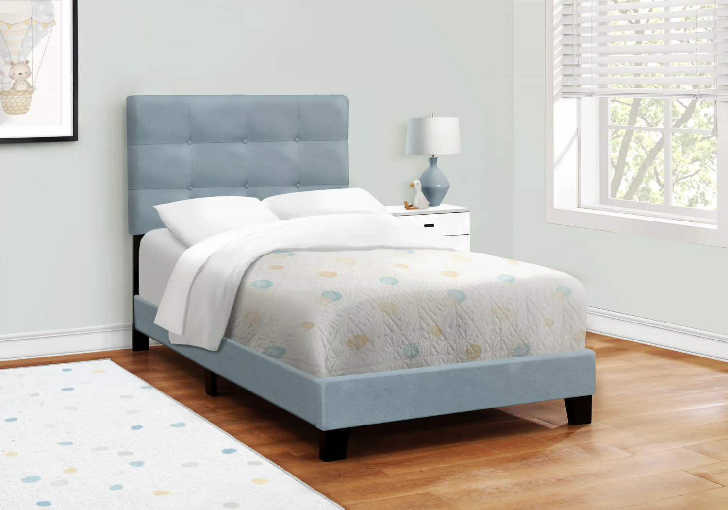 Felicity Twin Bed - Light Blue - Image 2