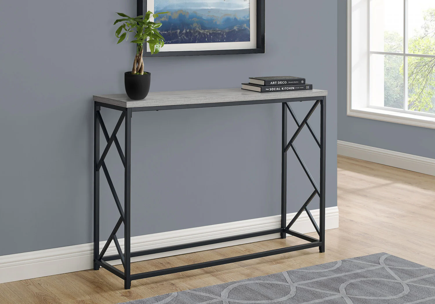 Fenn Sofa Table - Grey - Image 13