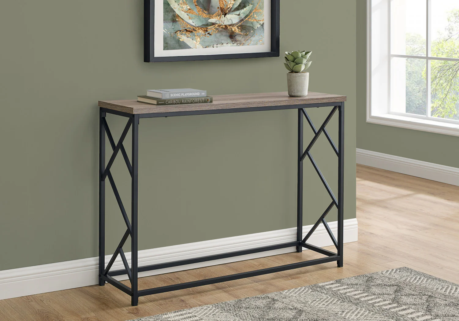 Fenn Sofa Table - Light Brown - Image 2