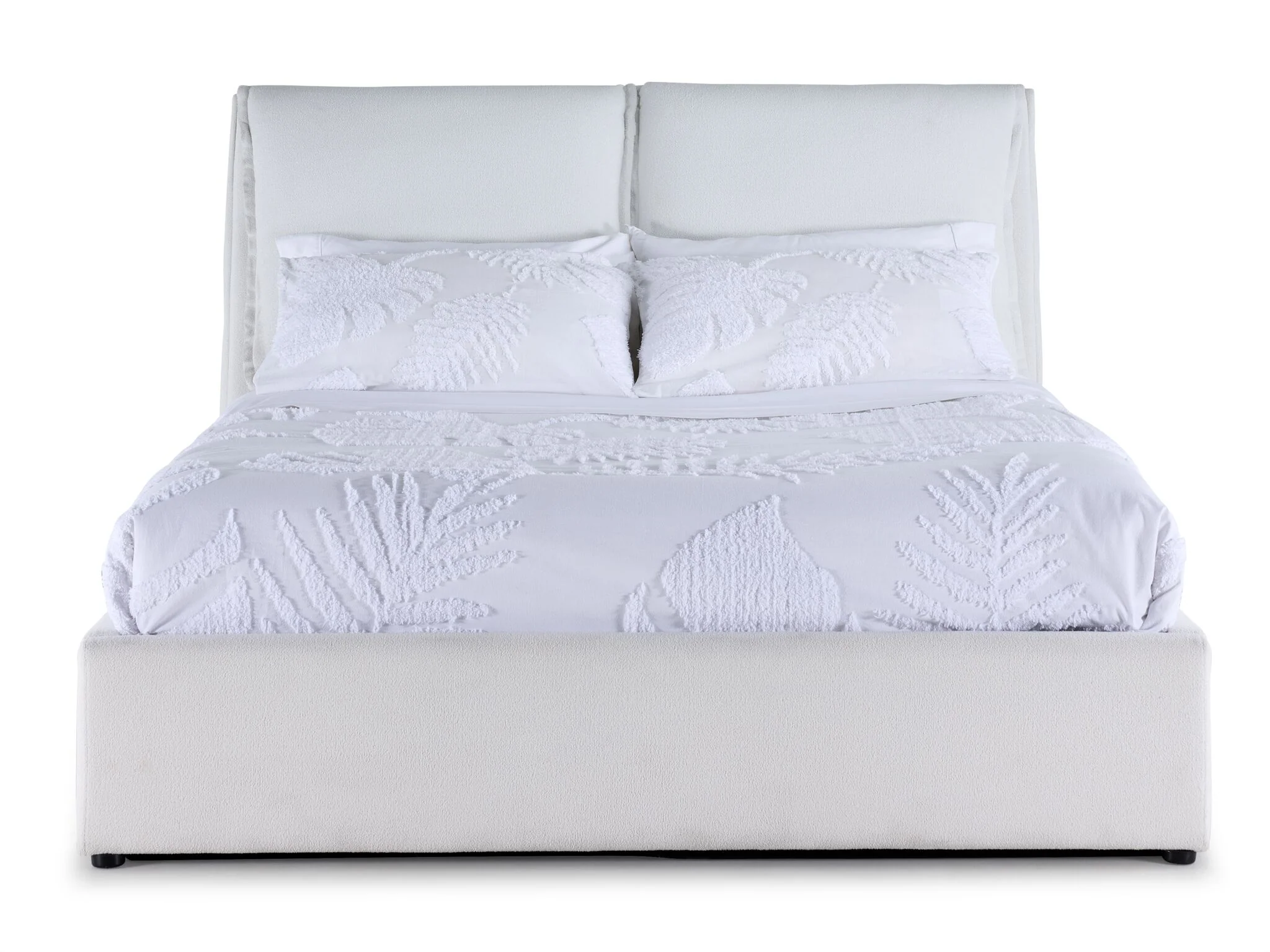 Fern 3-Piece Queen Bed - White - Image 2