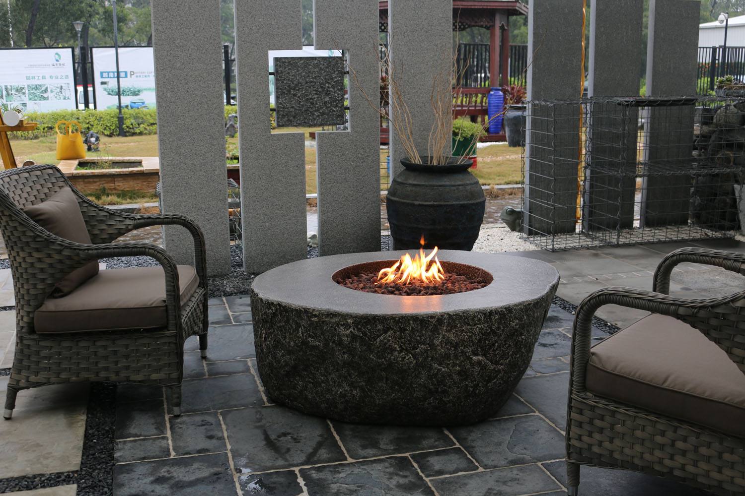 Fiery Vesuvius Fire Table - Natural Gas - Image 3