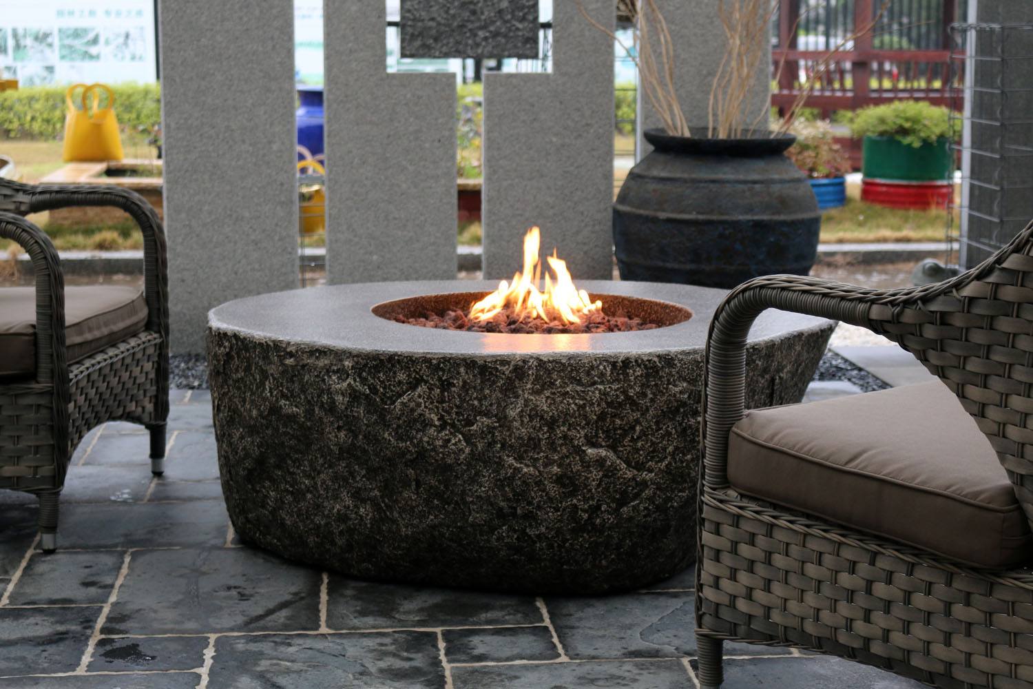 Fiery Vesuvius Fire Table - Natural Gas - Image 5