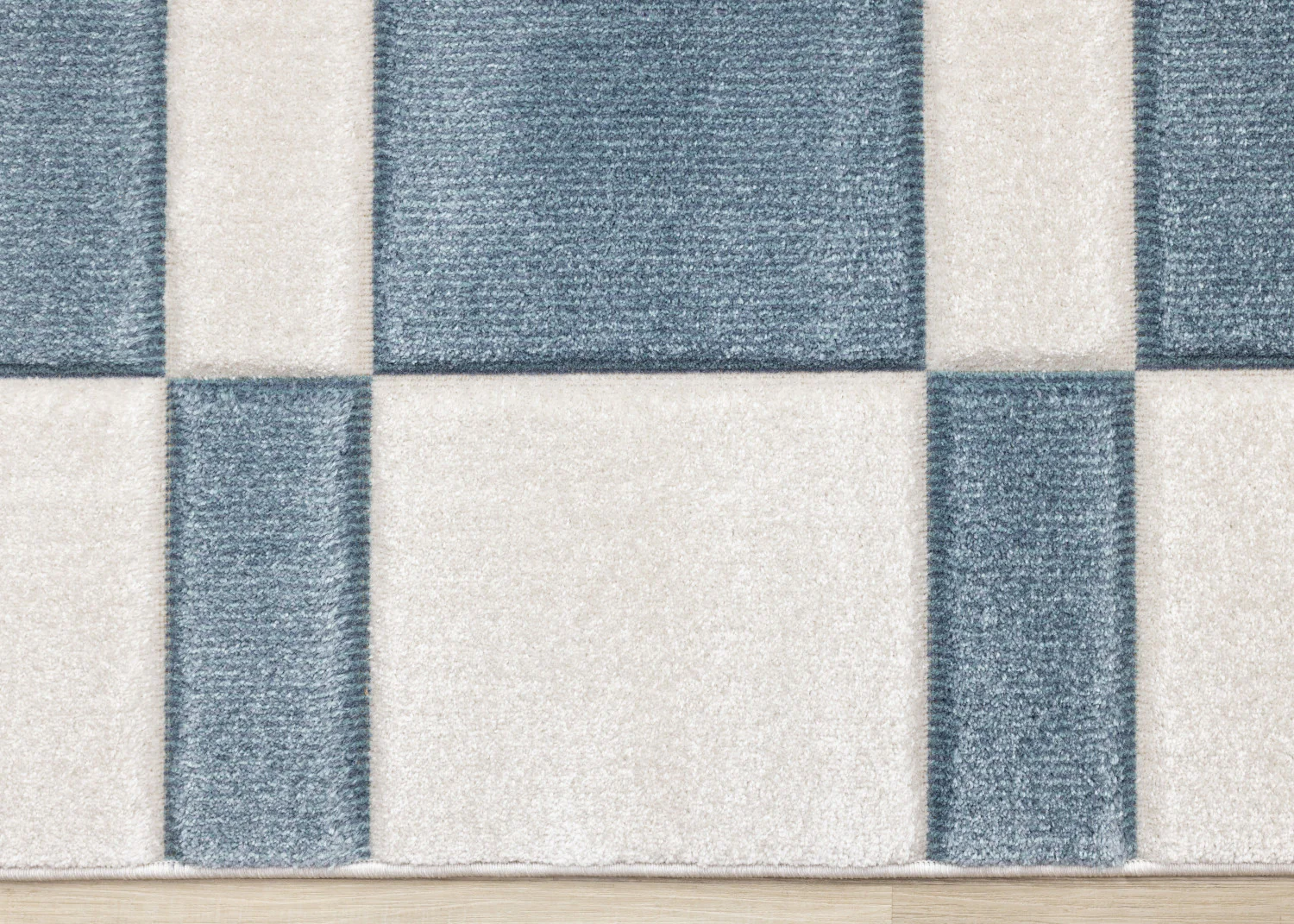 Finley Modern Geometric Area Rug - 8' X 11' - Blue/White - Image 9