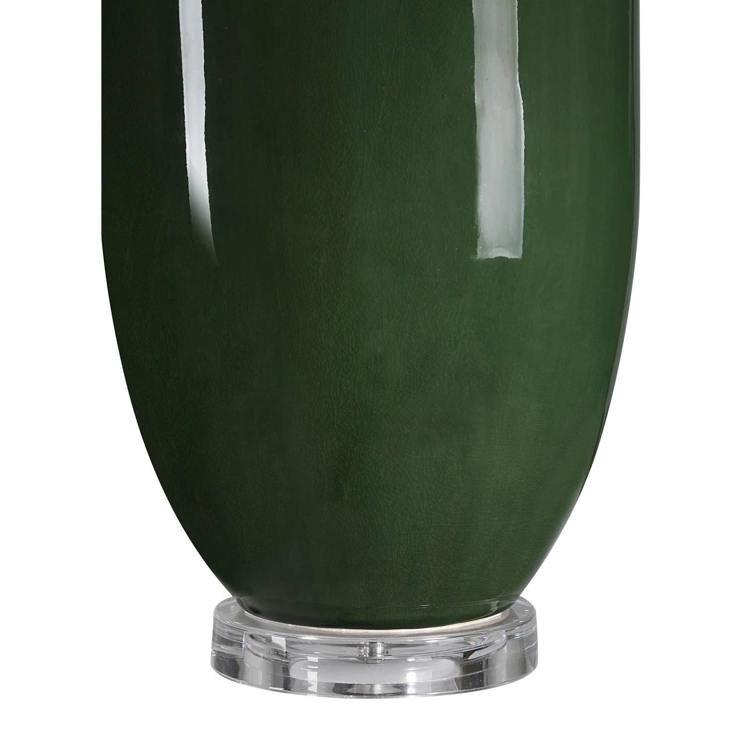 Fleur Table Lamp - Crackled Olive Green - Image 2