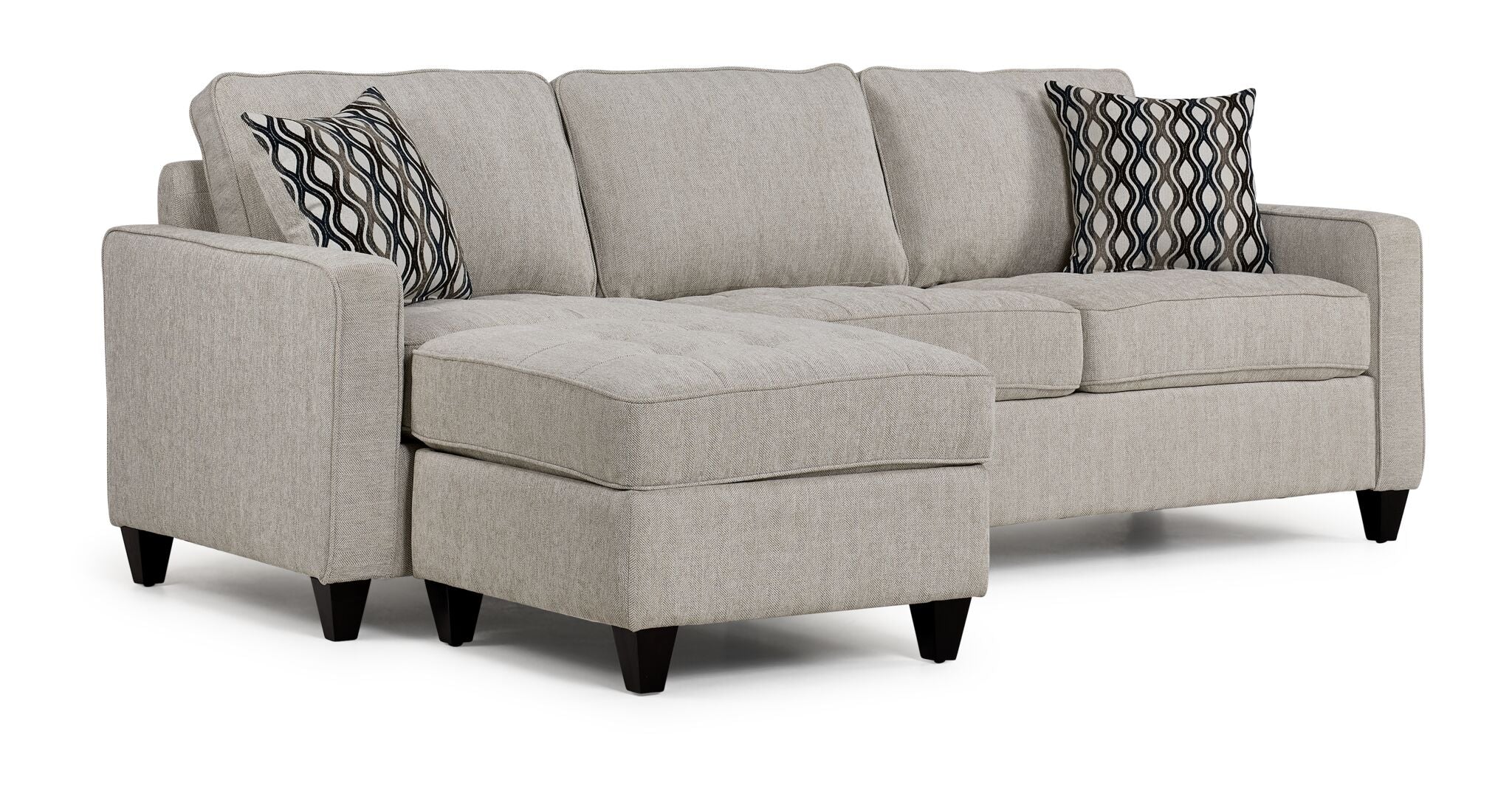 Flipp-it Sofa with Reversible Chaise/Ottoman - Platinum - Image 8