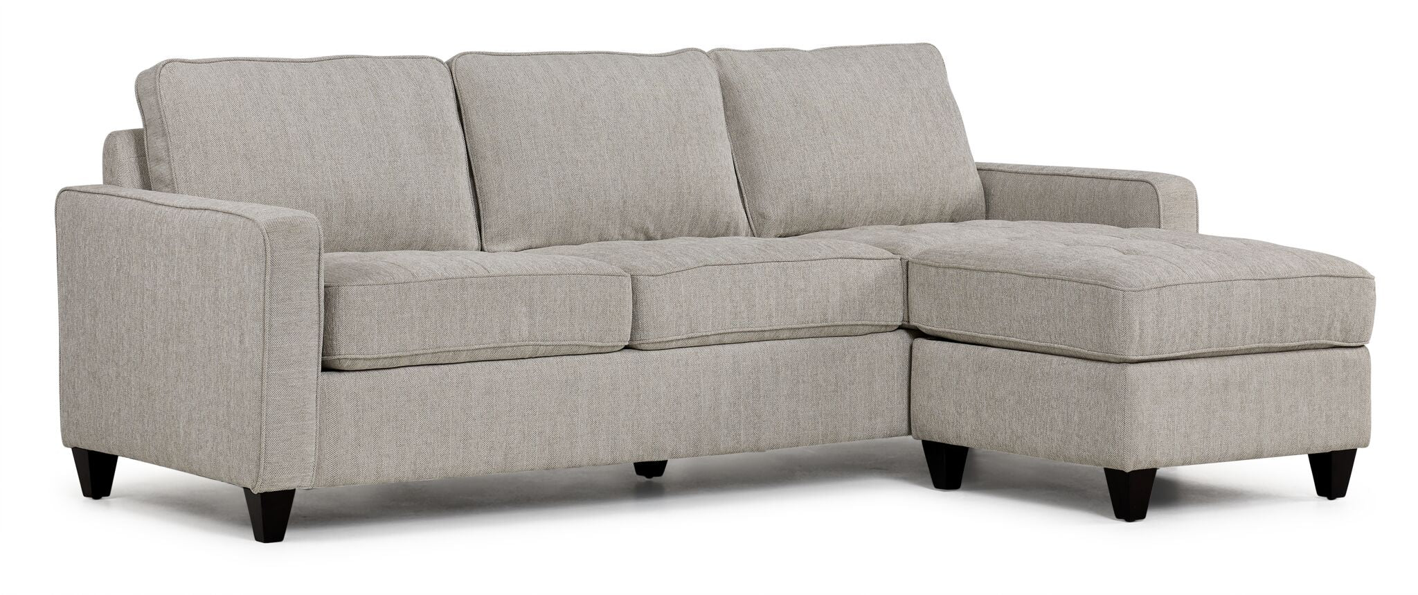 Flipp-it Sofa with Reversible Chaise/Ottoman - Platinum - Image 9