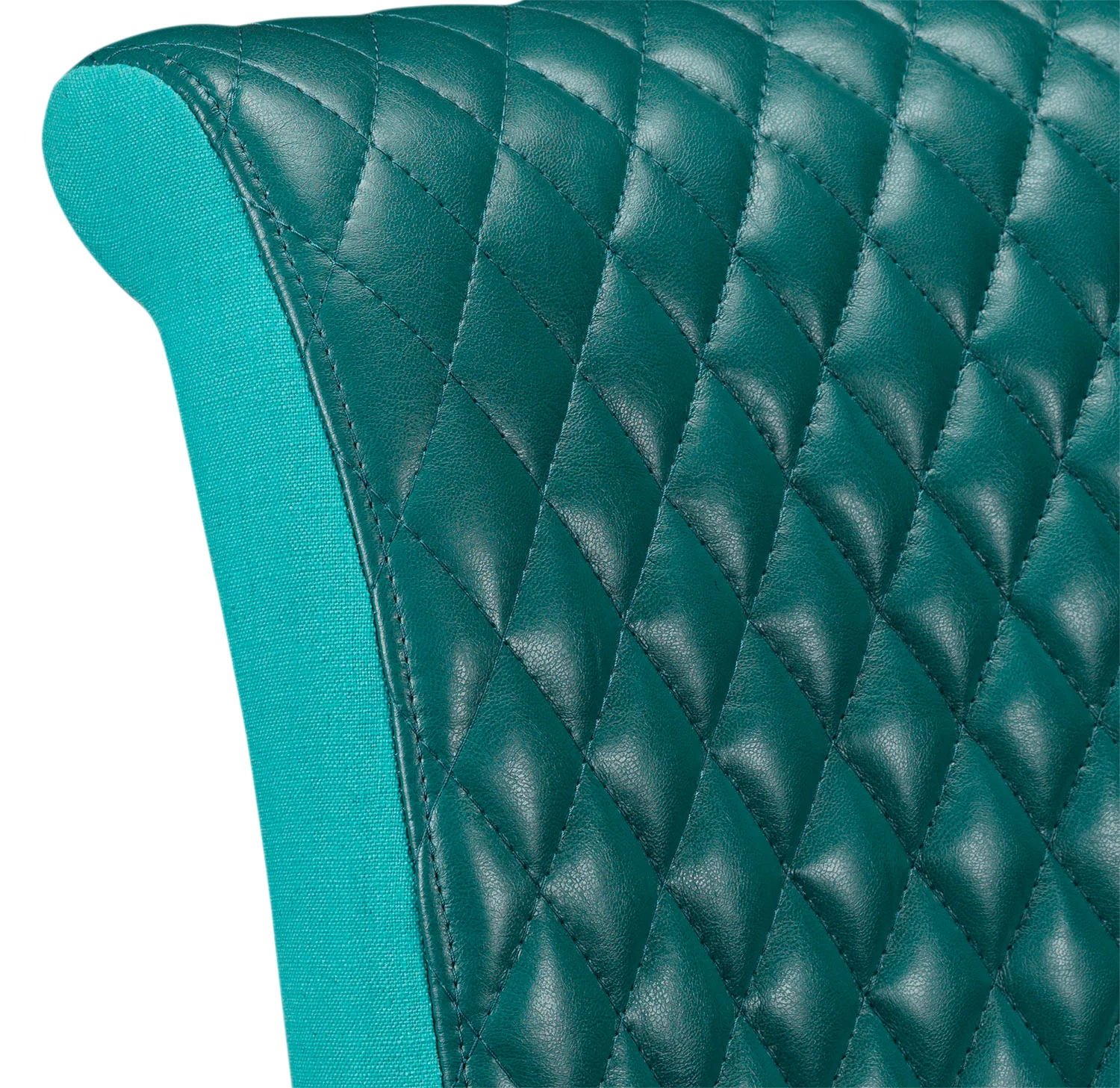 Flora Pub-Height Stool - Teal - Image 2