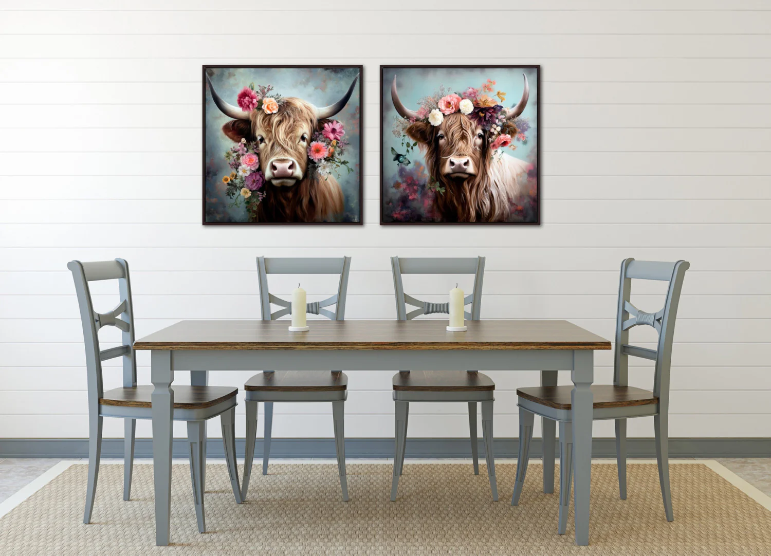 Floral Majesty II Wall Art - Multi-Colour - 24 X 24 - Image 2