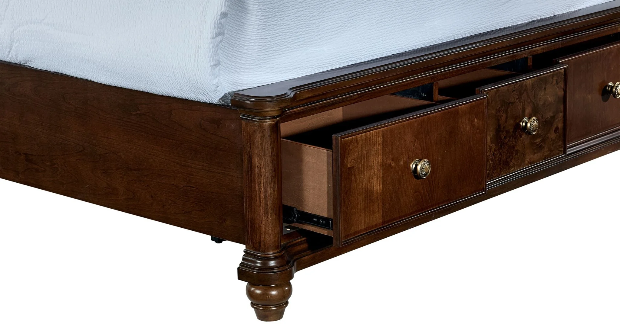 Florence 3 - Piece King Storage Bed - Brown - Image 7
