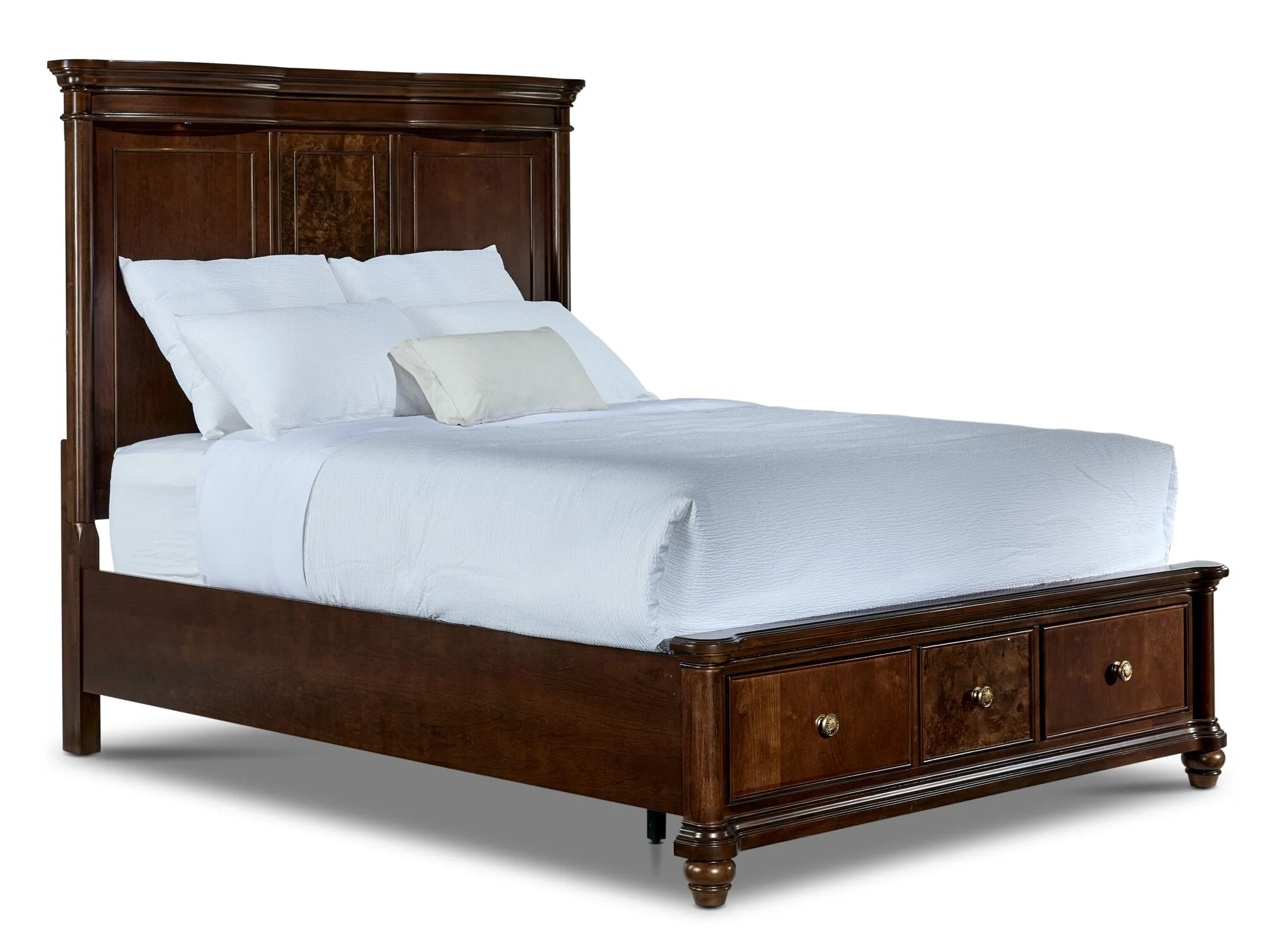 Florence 6 - Piece King Storage Bedroom Set - Brown - Image 2
