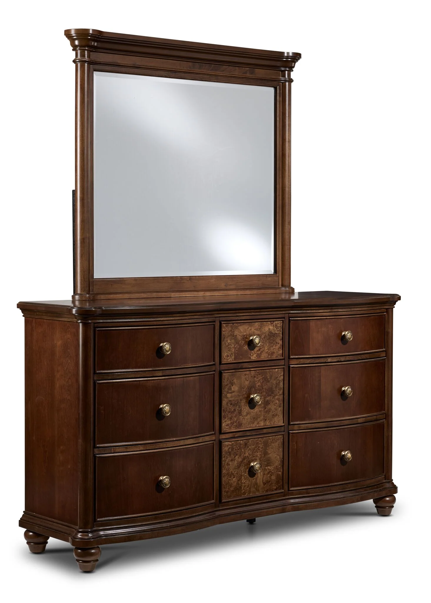Florence 6 - Piece King Storage Bedroom Set - Brown - Image 3