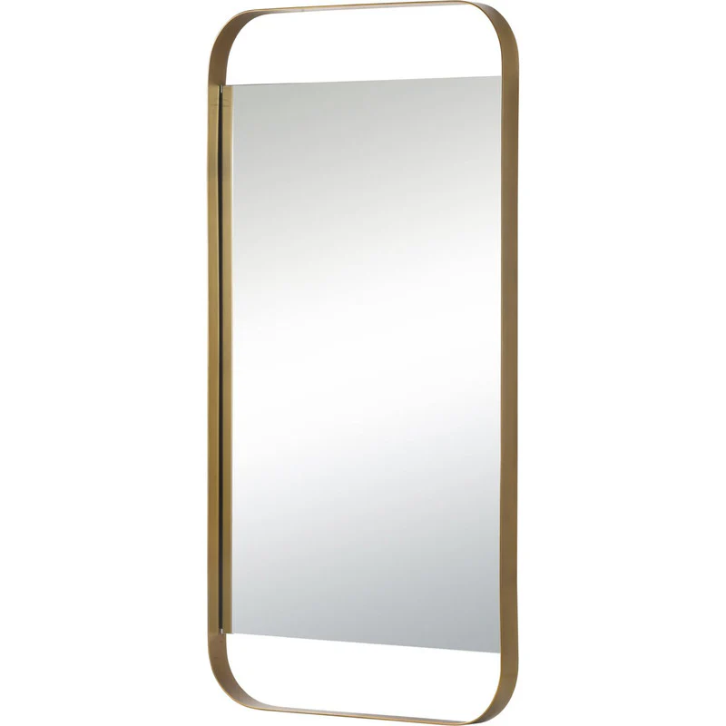 Florin Mirror - Antique Brass - Image 2