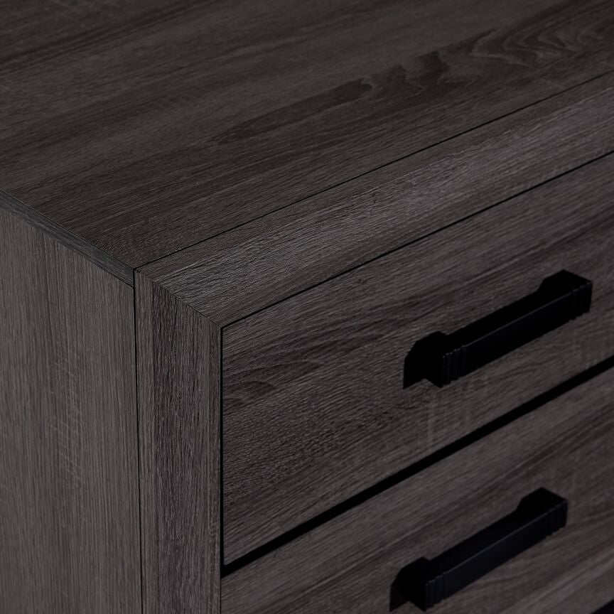 Fog Night Table - Grey, Black - Image 4