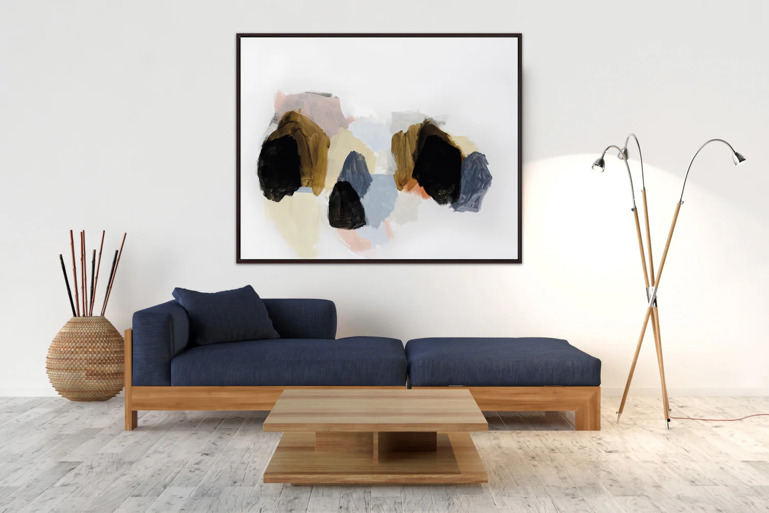 Form and Shadow Wall Art - Multi-Colour - 40 X 50 - Image 2