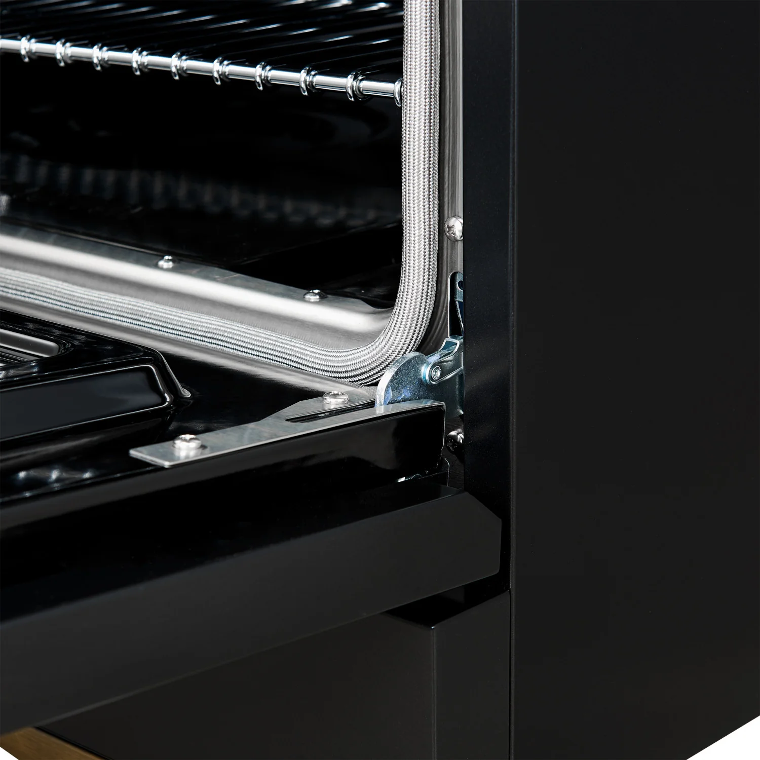 Forno Antico 36" Black Dual Fuel Range (4.5 Cu. Ft.) - FFSGS6113-36BLK - Image 6