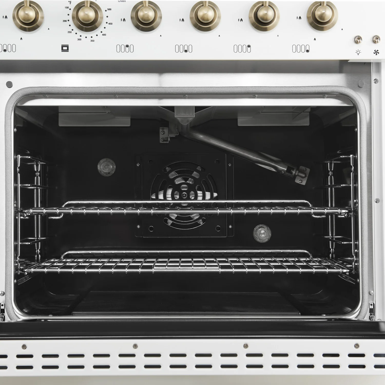 Forno Antico 48" White Freestanding Double Oven Gas Range (5.5 Cu. Ft.) - FFSGS6219-48WHT - Image 7