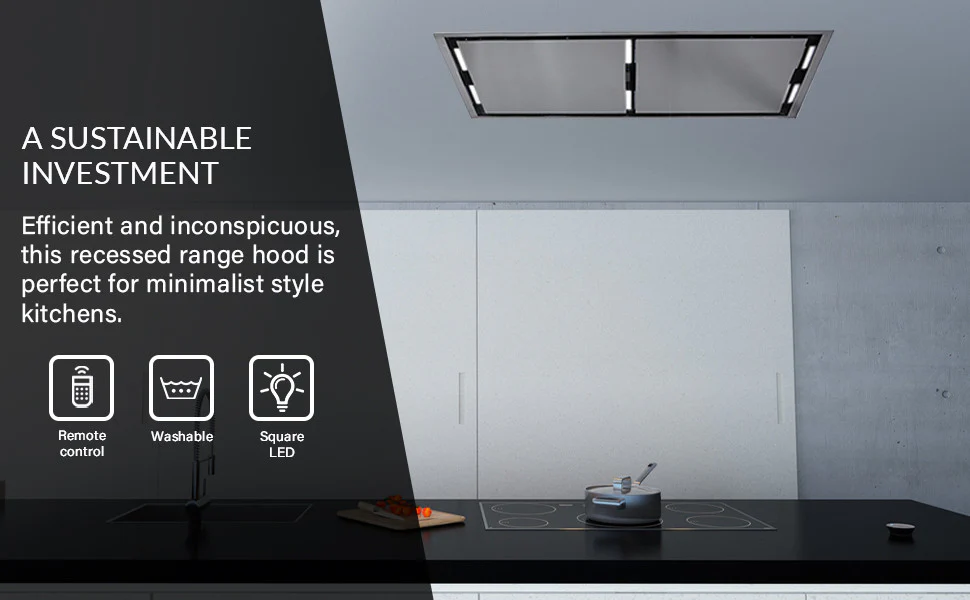 Forno Arezzo Stainless Steel 44" 1200 CFM Insert Range Hood - FRHRE5312-44 - Image 16