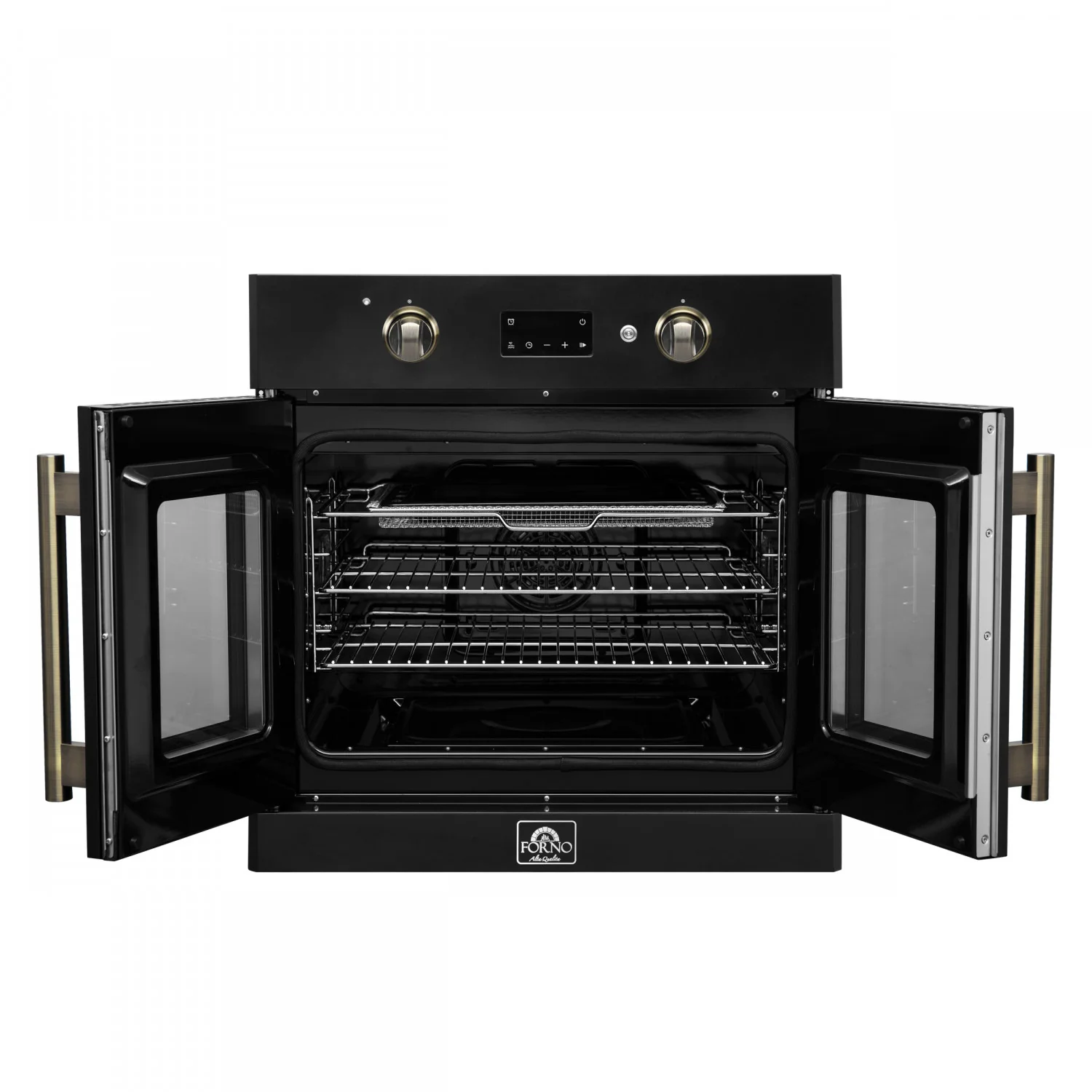 Forno Asti Black 30" Electric Wall Oven with True Convection and Air Fry (3.68 Cu. Ft.) - FBOEL1333-30BLK - Image 2