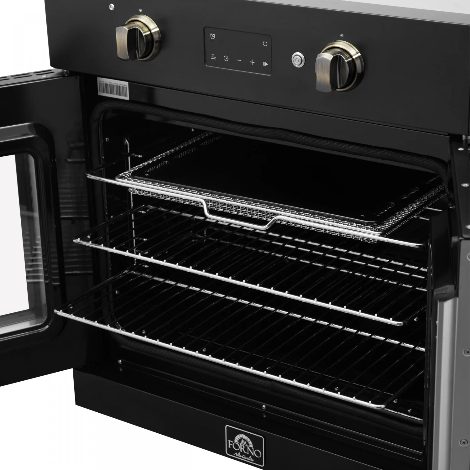 Forno Asti Black 30" Electric Wall Oven with True Convection and Air Fry (3.68 Cu. Ft.) - FBOEL1333-30BLK - Image 7