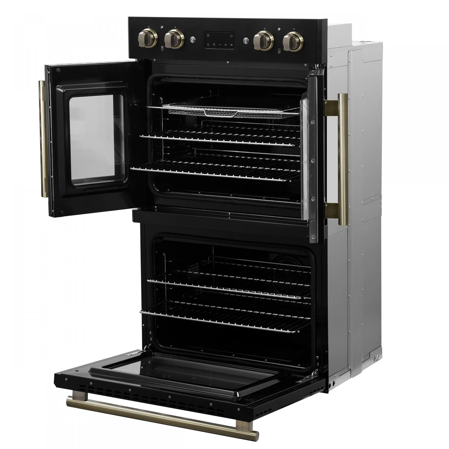 Forno Asti Black 30" French Door Double Wall Oven With Dual True Convection And Air Fry (7.36 Cu. Ft.) - FBOEL1340-30BLK - Image 9