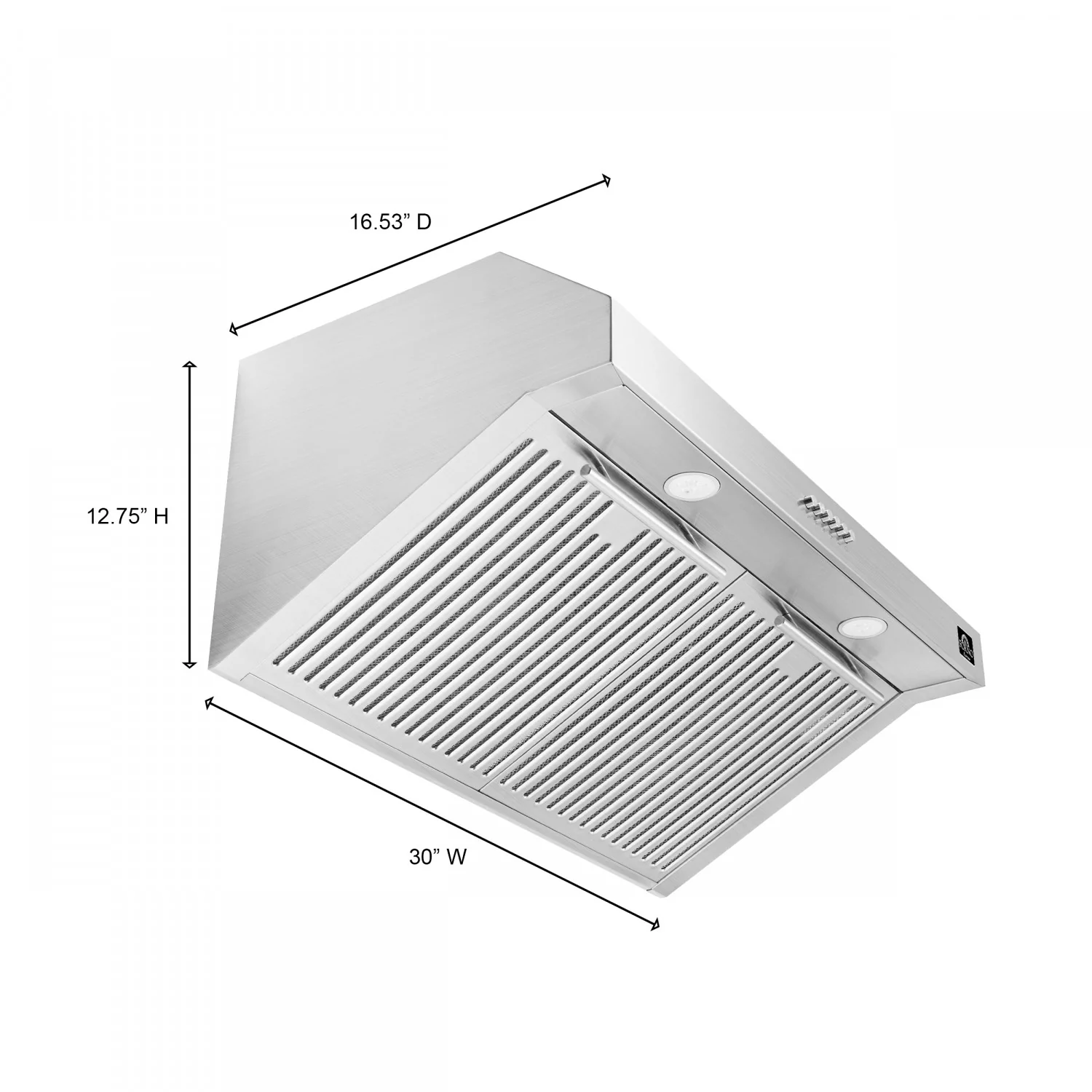 Forno Bari Stainless Steel 30" 400 CFM Under Cabinet Range Hood - FRHUC5255-30 - Image 6