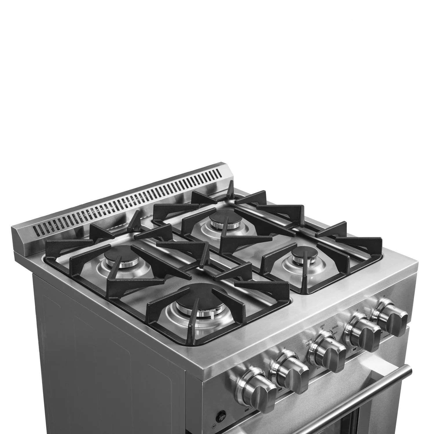 Forno Breno 24" Stainless Steel Freestanding Gas Range with Air Fry (2.3 Cu. Ft.) - FFSGS6290-24 - Image 12