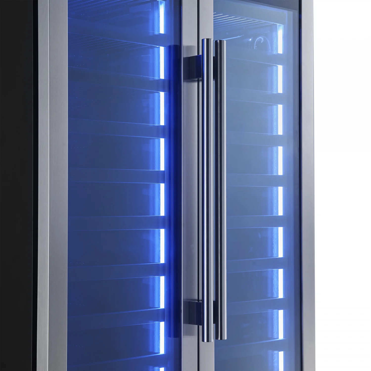 Forno Campania 32" 17.7 Cu.Ft.Stainless Steel 120 Bottle Dual Wine Cooler with Two Beverage Drawers - FWCDR6635-32S - Image 12