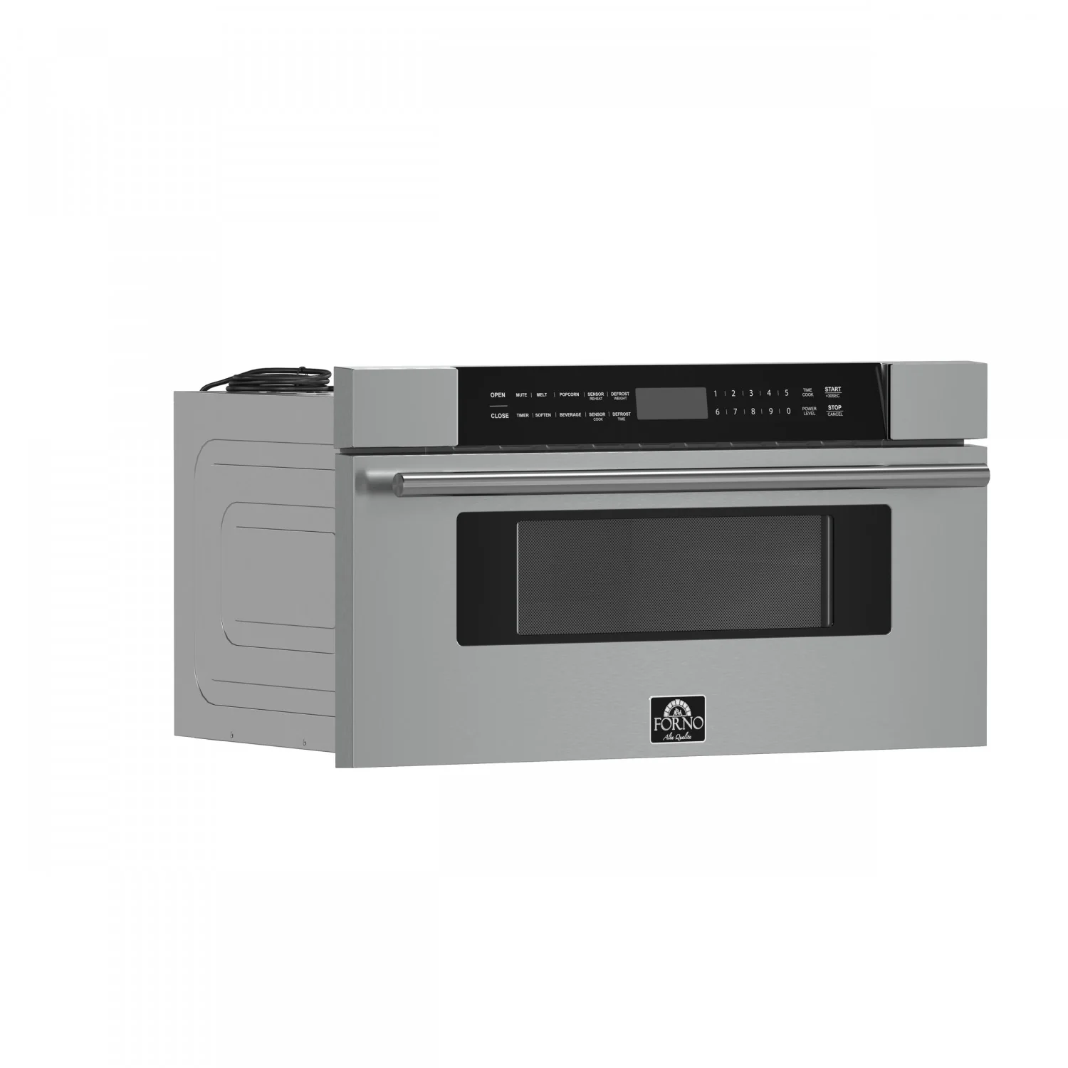 Forno Capoliveri Stainless Steel 30" Built-In Microwave Drawer (1.2 Cu. Ft.) - FMWDR3000-30 - Image 2