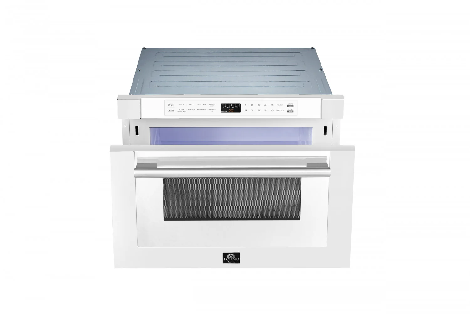 Forno Capoliveri White 24" Built-In Microwave Drawer (1.2 Cu. Ft.) - FMWDR3000-24WHT - Image 8