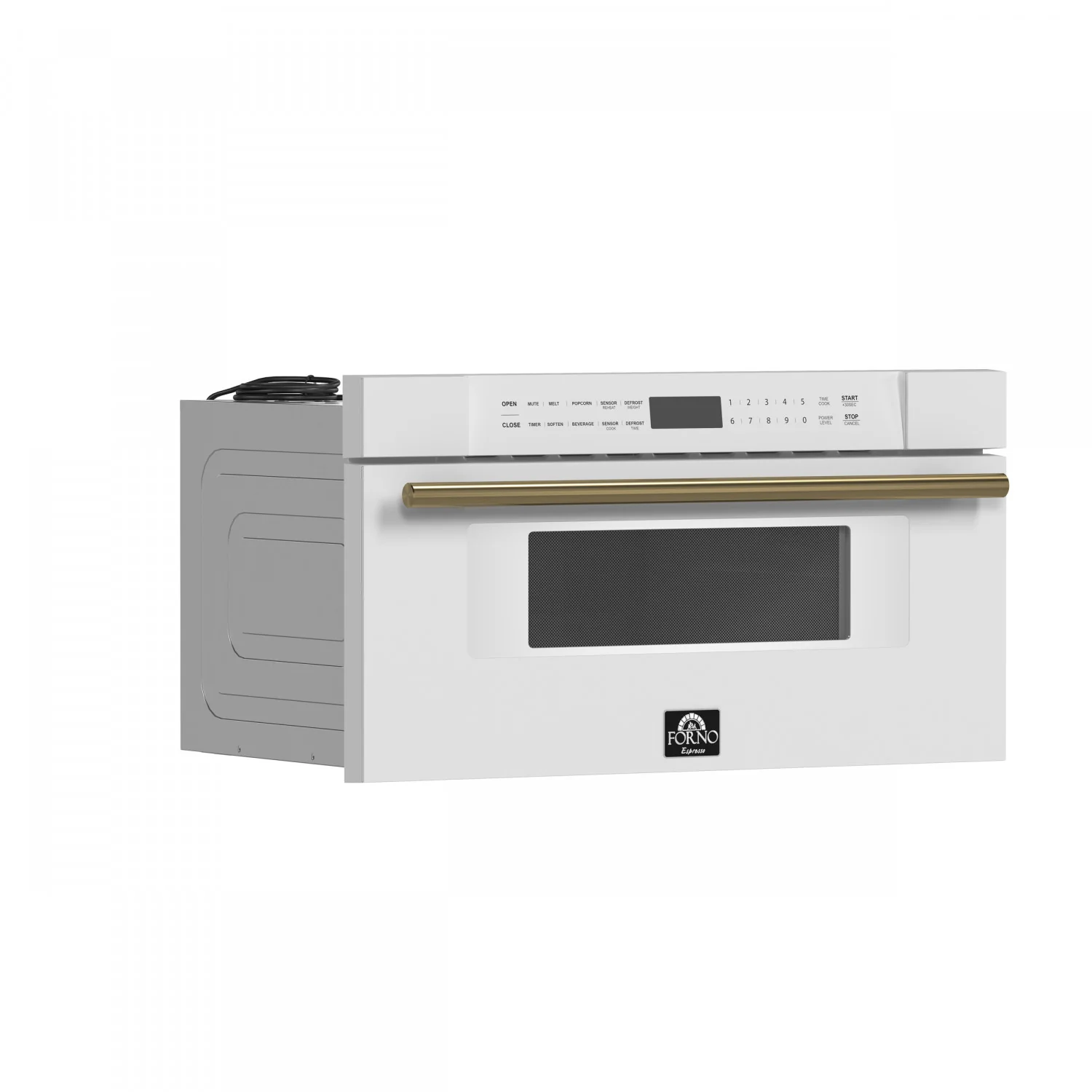Forno Capoliveri White 30" Built-In Microwave Drawer (1.2 Cu. Ft.) - FMWDR3000-30WHT - Image 2