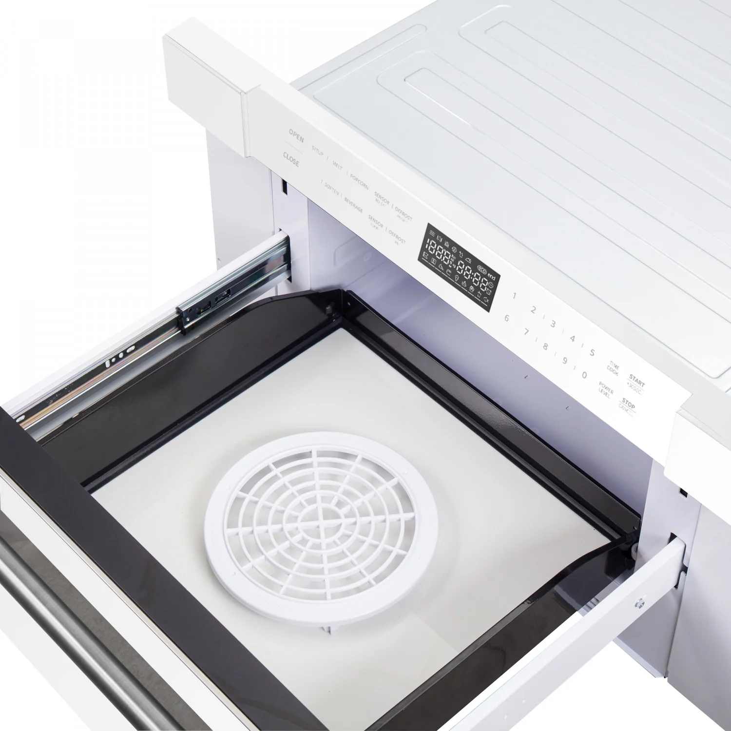 Forno Capoliveri White 30" Built-In Microwave Drawer (1.2 Cu. Ft.) - FMWDR3000-30WHT - Image 5