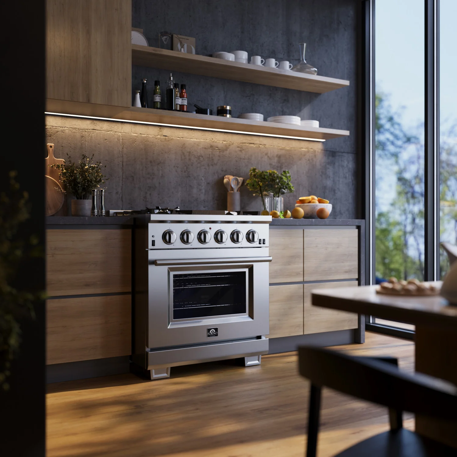 Forno Capriasca 30" Stainless Steel Freestanding Gas Range (4.32 Cu. Ft.) - FFSGS6260-30 - Image 21